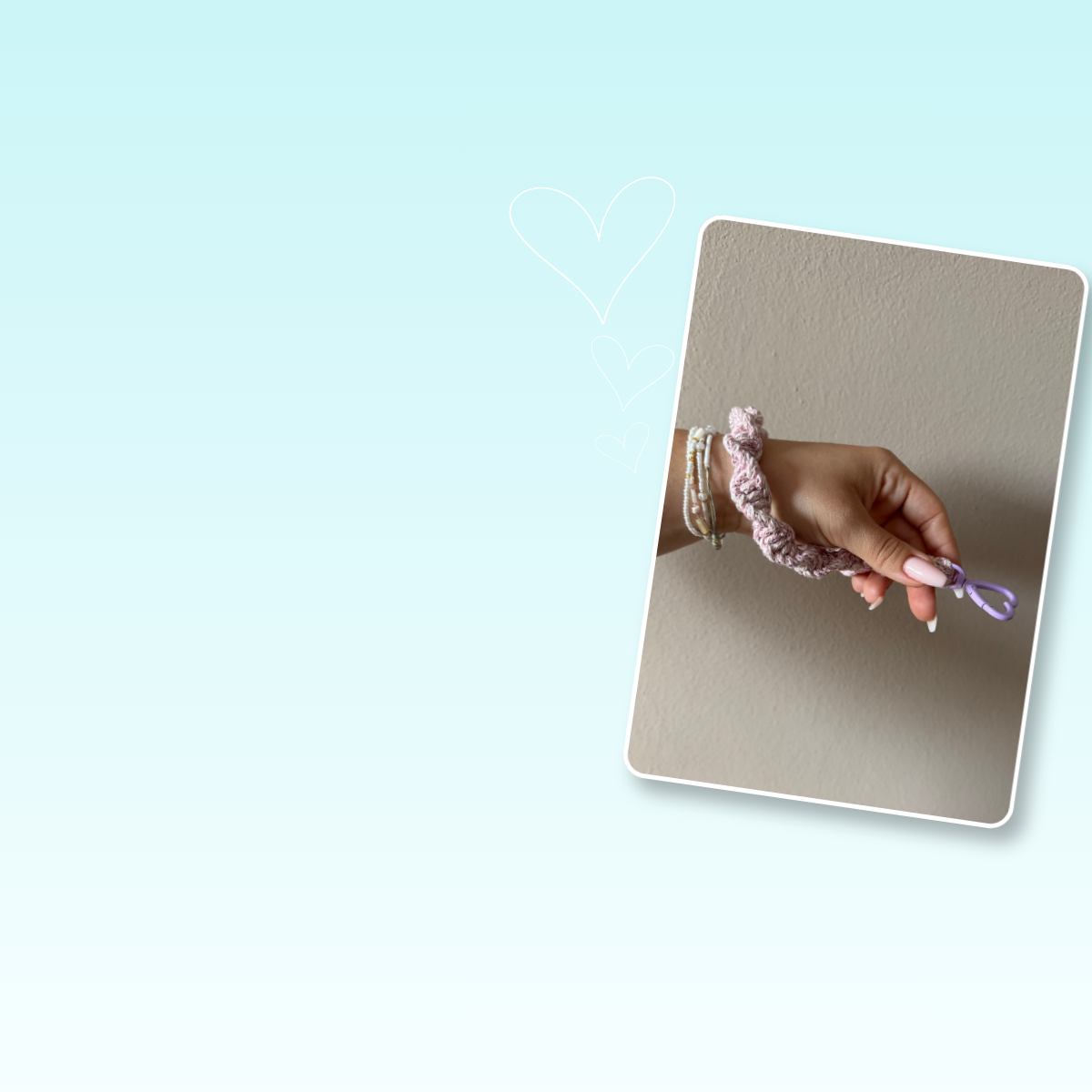 Banner s odkazem sekci klíčenek wristletek.