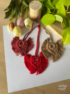Macramé aromadifuzér Spirit v různých barvách.