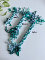 Macramé hračka pro psy velikosti.