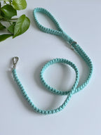 Macramé vodítko Willow délka 123 cm mentolová.